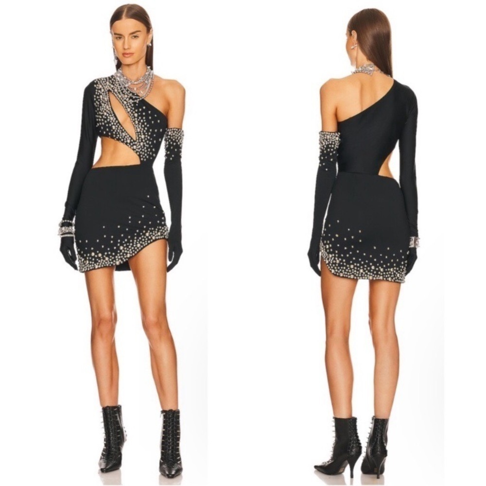 Nbd Isla Mini Dress In Black Size M